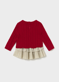 Conjunto falda volantes y jersey bebé