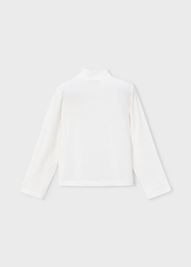 Camiseta semicisne gráfica niña