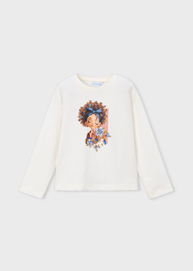 Camiseta manga larga niña