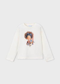 Camiseta manga larga niña