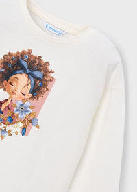 Camiseta manga larga niña