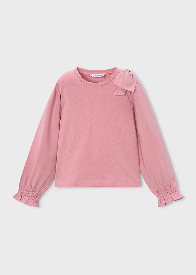Camiseta lazo niña