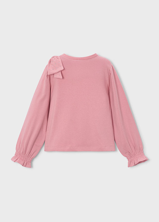Camiseta lazo niña