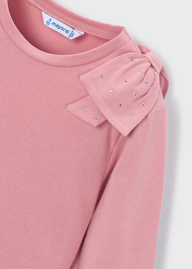 Camiseta lazo niña