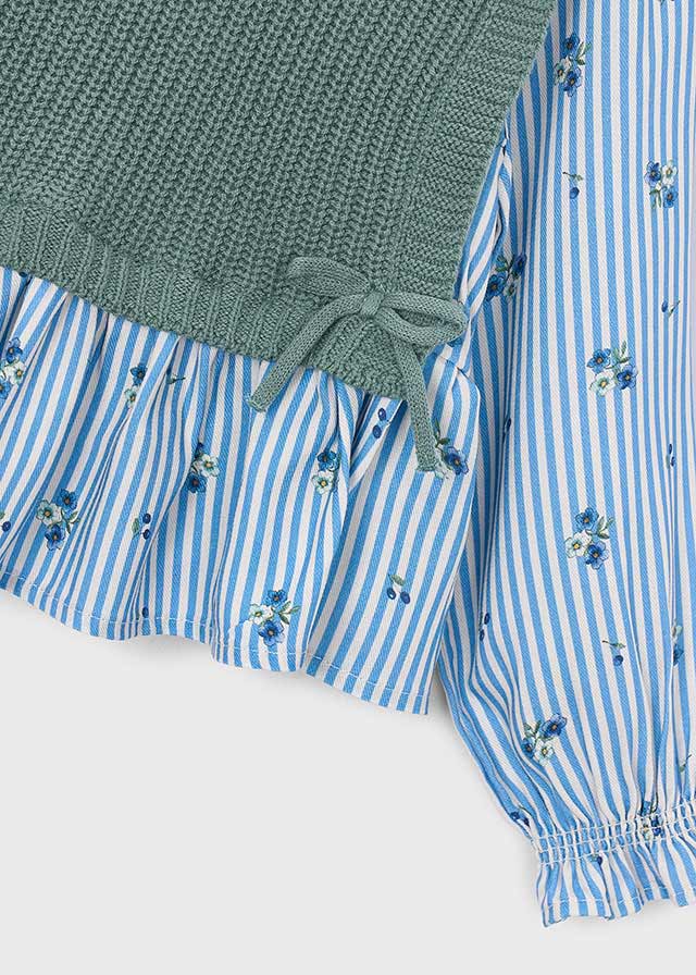 Camisa con top niña