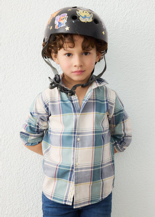 Camisa cuadros niño