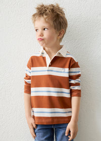 Polo rayas niño