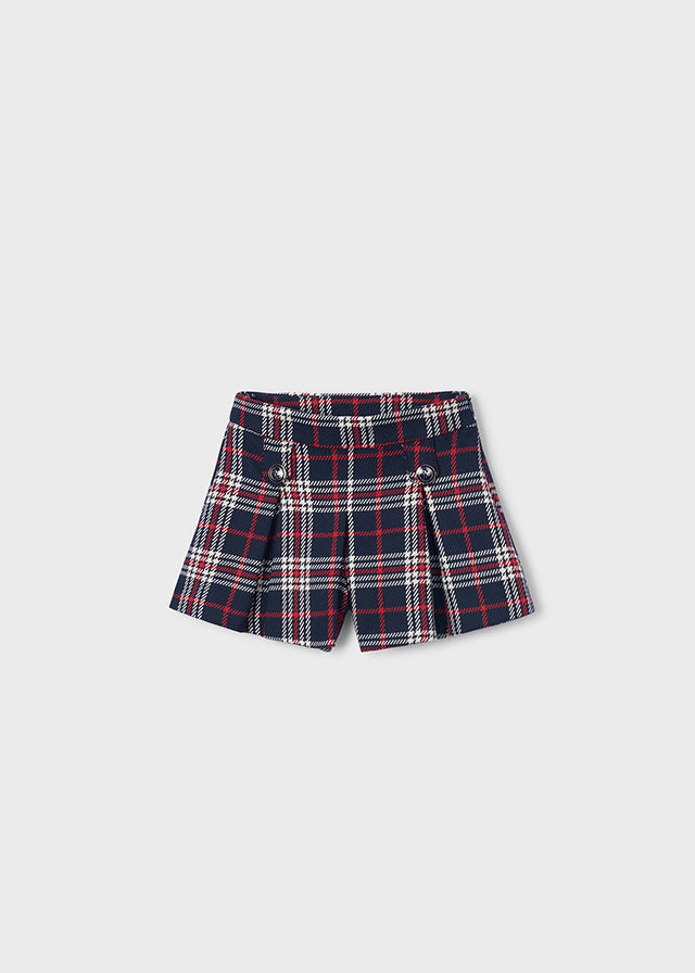 Bermuda cuadros niña