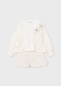 Conjunto pantalón y top niña