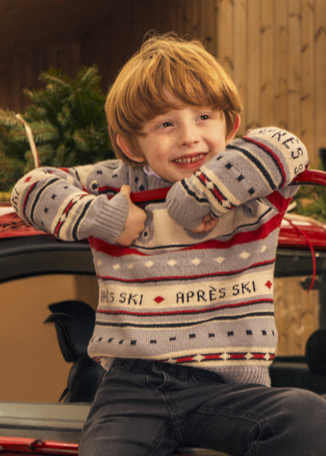 Jersey jacquard niño