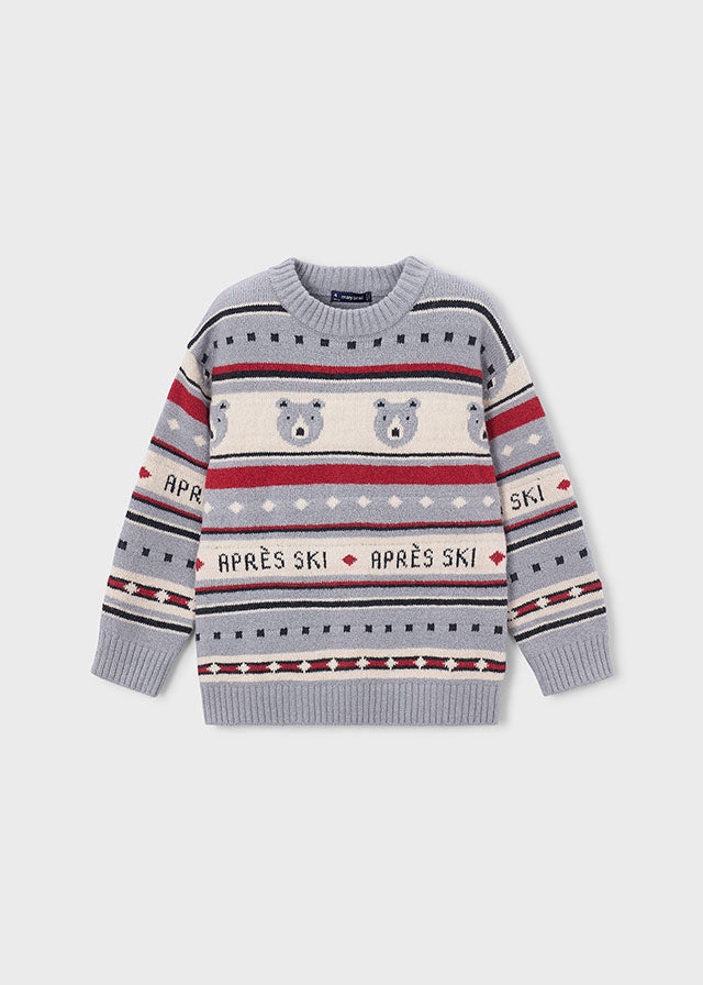 Jersey jacquard niño