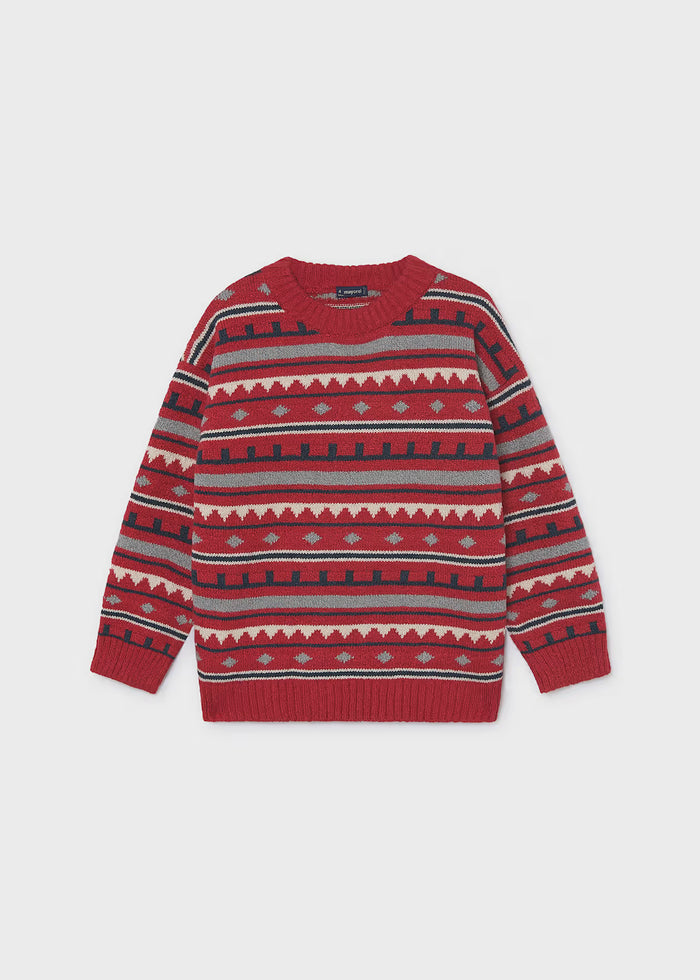 Jersey jacquard niño