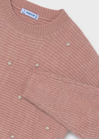 Jersey tricot perlas niña