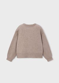 Rebeca tricot flores niña