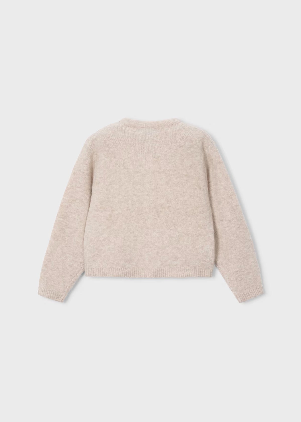Rebeca tricot lazos niña