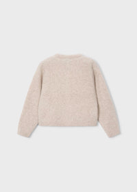 Rebeca tricot lazos niña