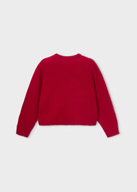 Rebeca tricot lazos niña