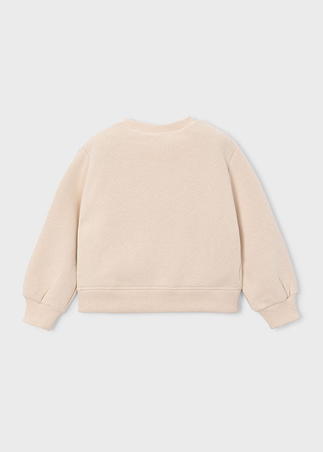 Sudadera apliques niña