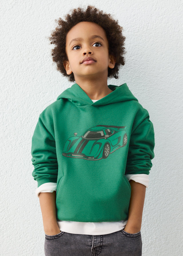 Sudadera relieve niño