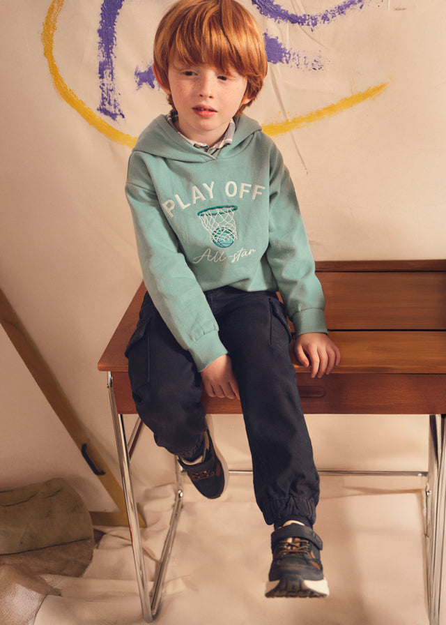 Pantalón cargo niño, color azul – Tía Mía