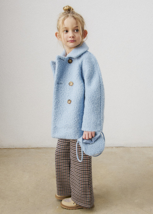 Pantalón largo jacquard niña