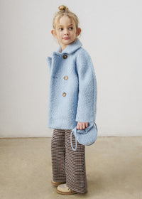 Pantalón largo jacquard niña