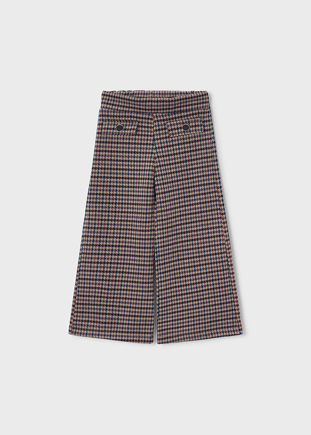 Pantalón largo jacquard niña