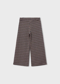 Pantalón largo jacquard niña