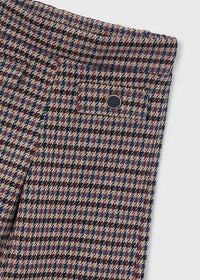 Pantalón largo jacquard niña