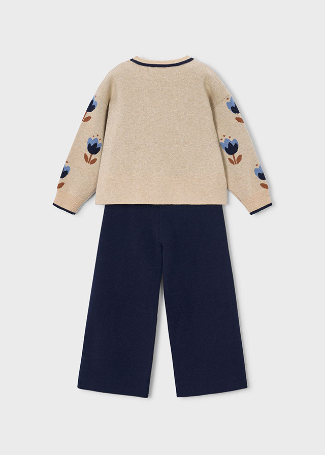 Conjunto pantalón y jersey niña