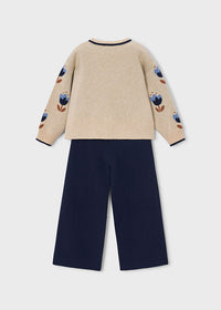 Conjunto pantalón y jersey niña