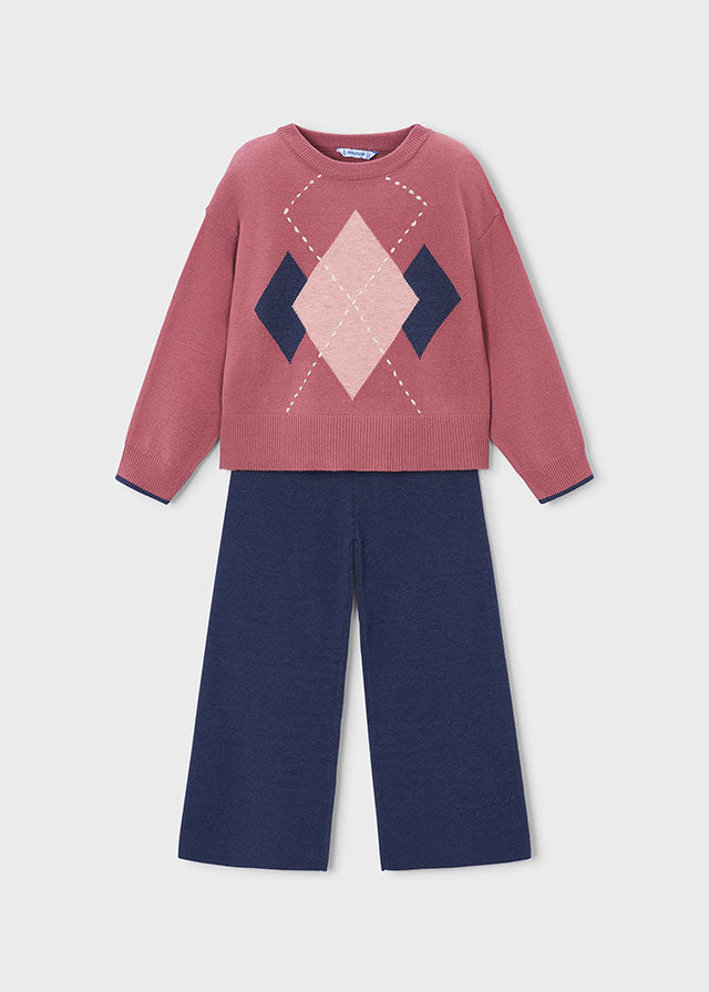 Conjunto pantalón y jersey niña