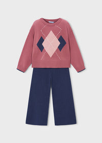 Conjunto pantalón y jersey niña
