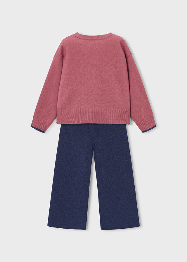 Conjunto pantalón y jersey niña