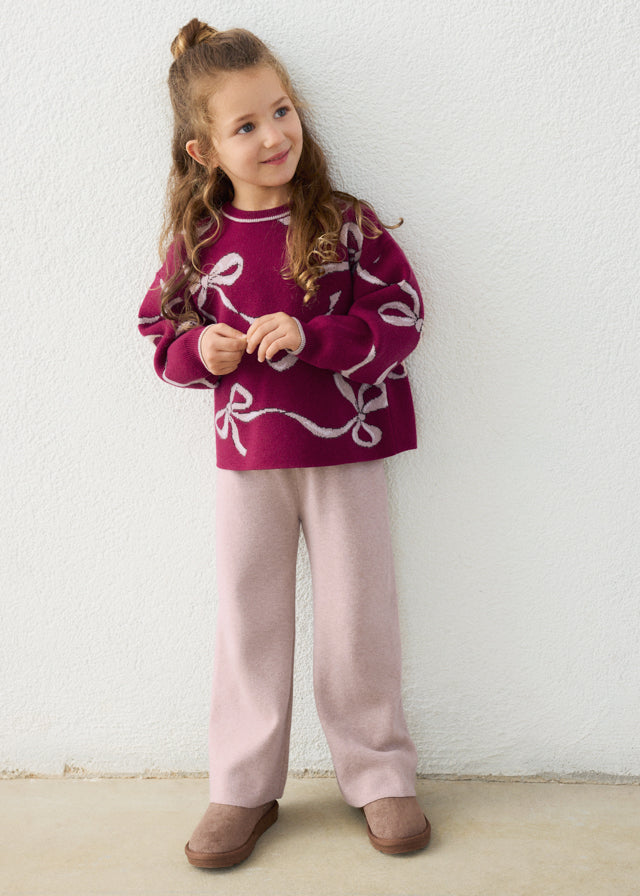 Conjunto pantalón y jersey niña