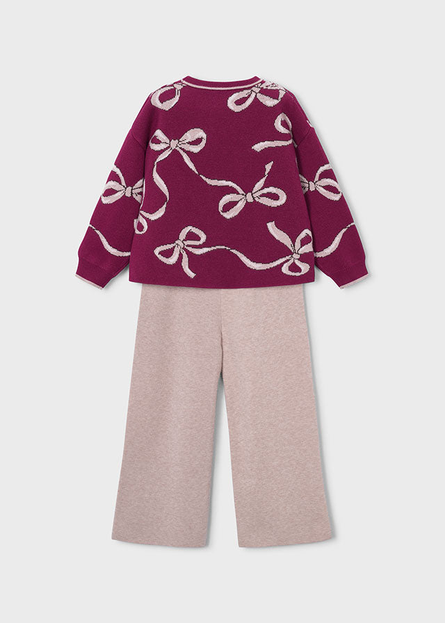 Conjunto pantalón y jersey niña
