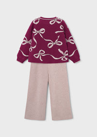 Conjunto pantalón y jersey niña