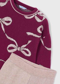 Conjunto pantalón y jersey niña