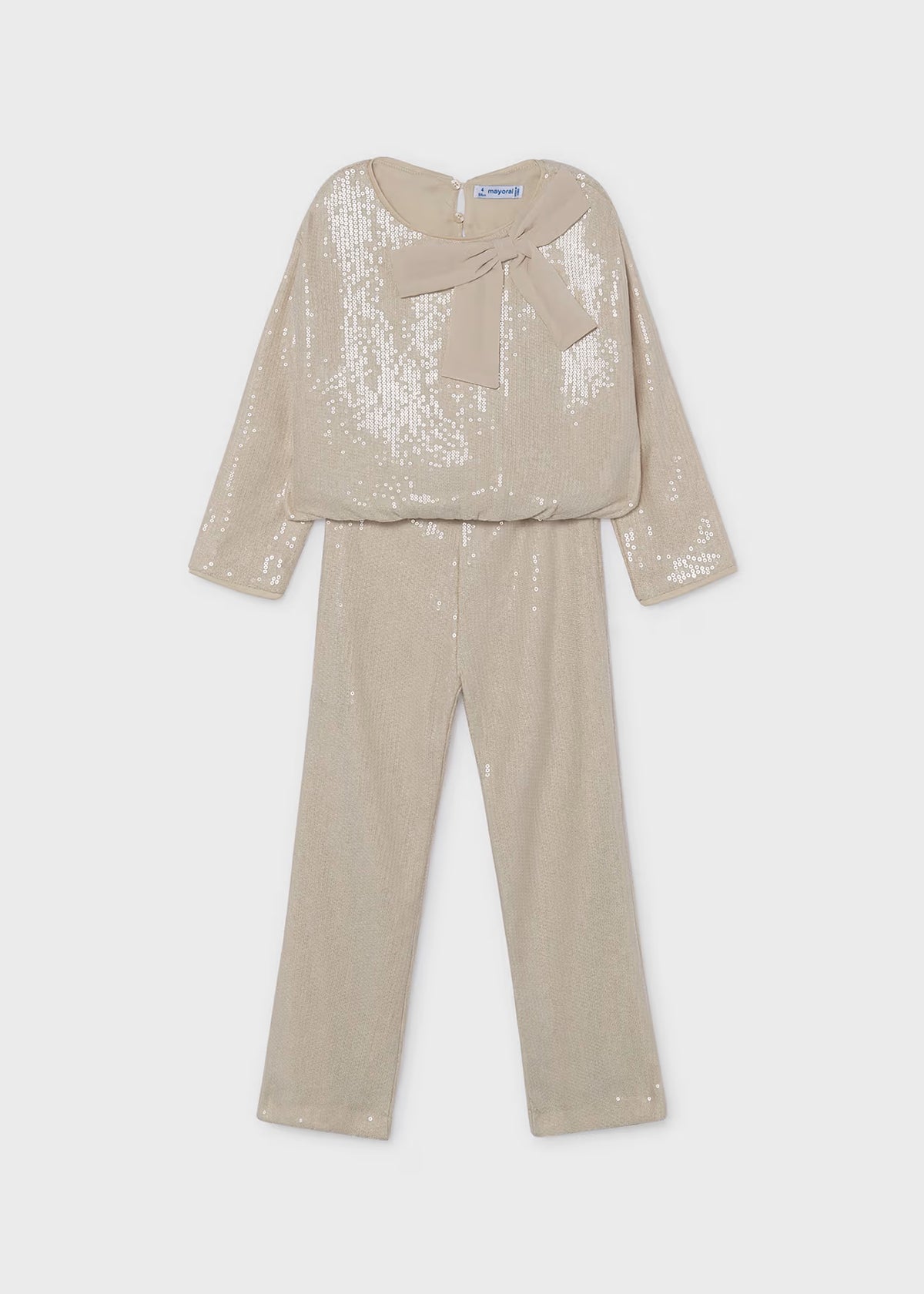 Conjunto pantalón y blusa lentejuelas niña