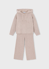 Conjunto pantalón y sudadera capucha niña
