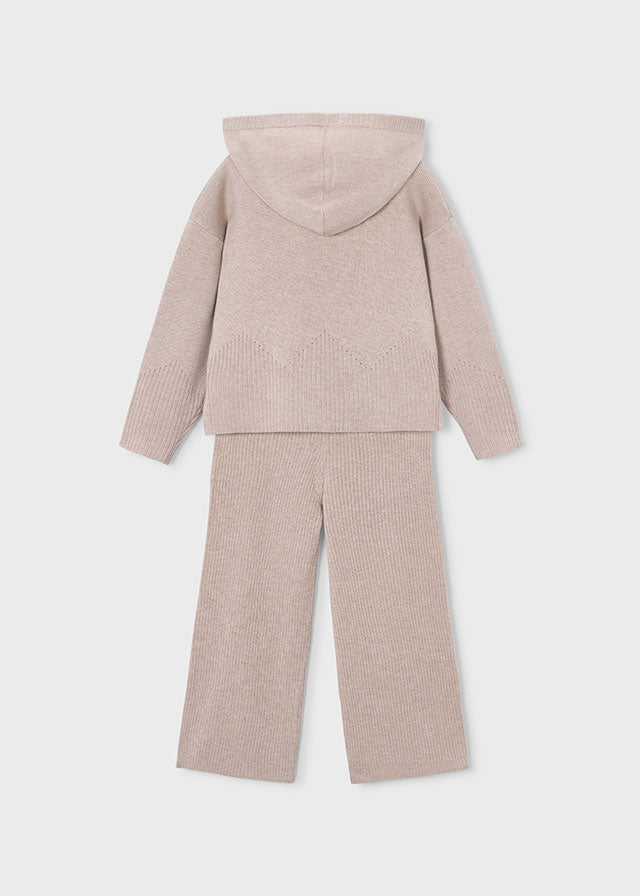 Conjunto pantalón y sudadera capucha niña