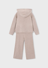 Conjunto pantalón y sudadera capucha niña