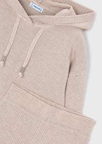 Conjunto pantalón y sudadera capucha niña