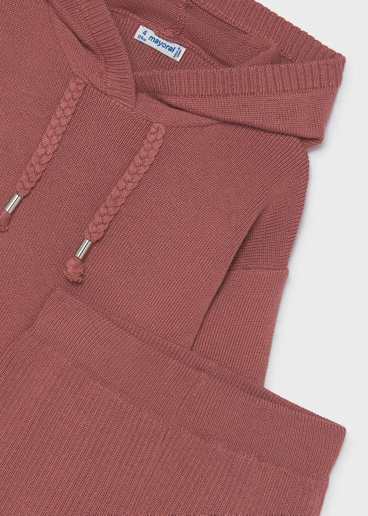 Conjunto pantalón y sudadera capucha niña