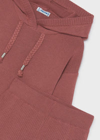 Conjunto pantalón y sudadera capucha niña