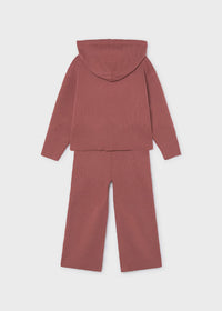 Conjunto pantalón y sudadera capucha niña