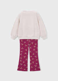 Conjunto legging y sudadera niña