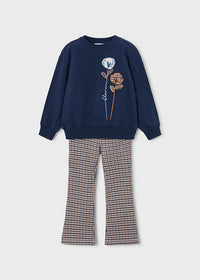 Conjunto legging y sudadera niña