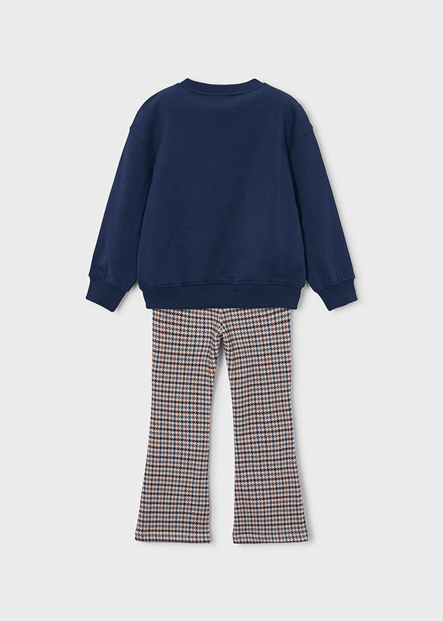 Conjunto legging y sudadera niña