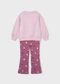 Conjunto legging y sudadera niña